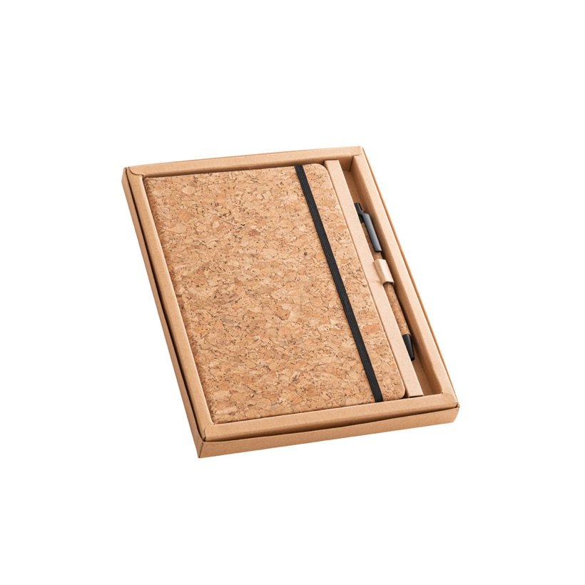 Conjunto Caderno A5 e Caneta de Cortiça Freud II