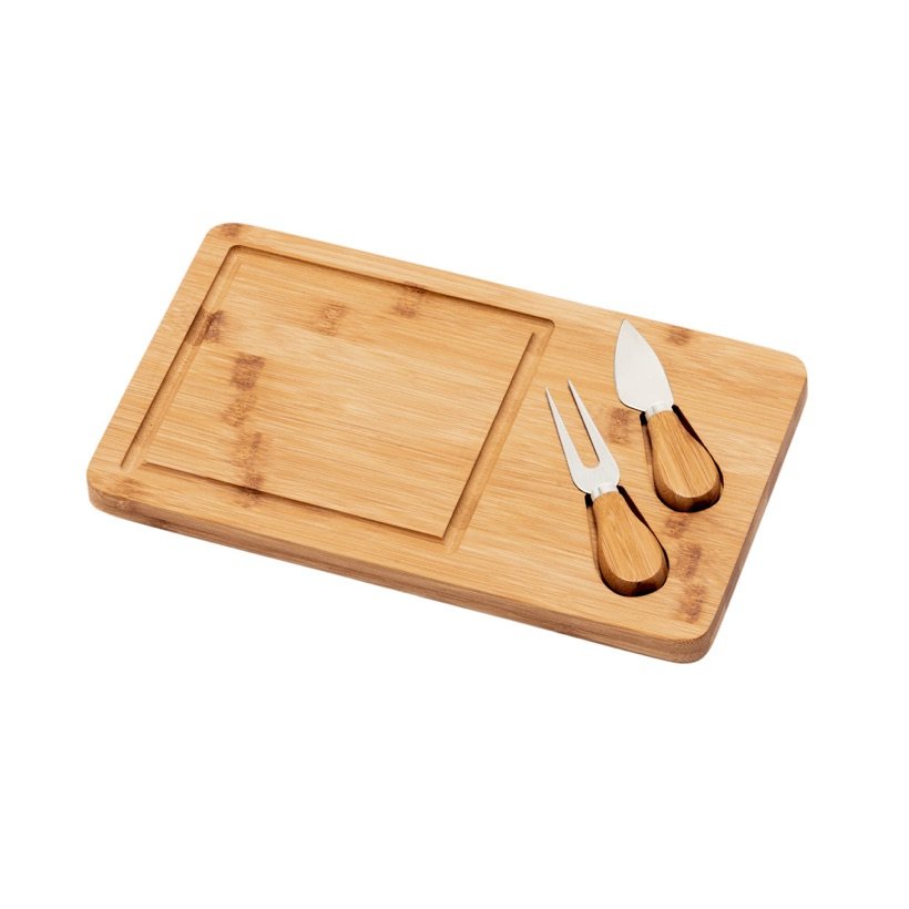 Tábua de Queijos Woods com Utensílios em Bambu