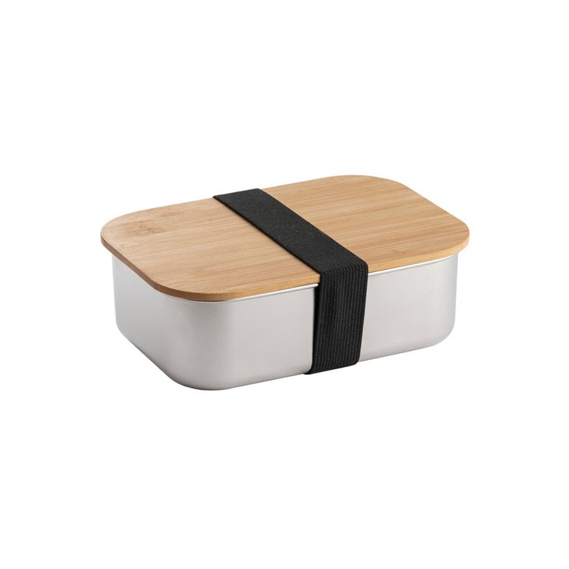 Marmita Shino em Aço Inox e Bambu 800ml