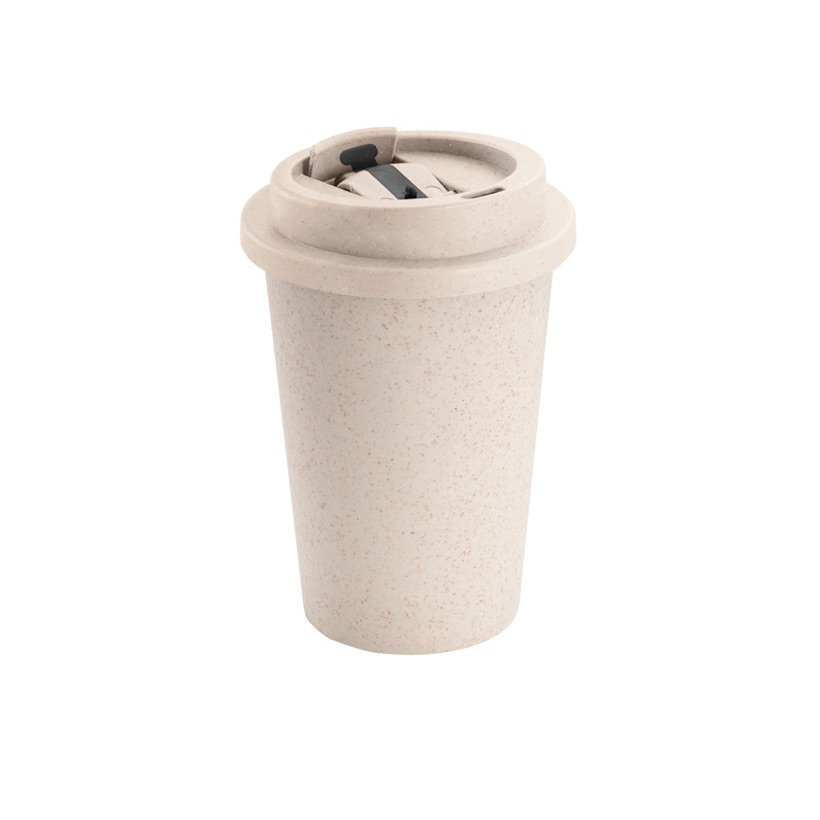 Copo de Viagem Toffa em Fibra de Bambu 380ml