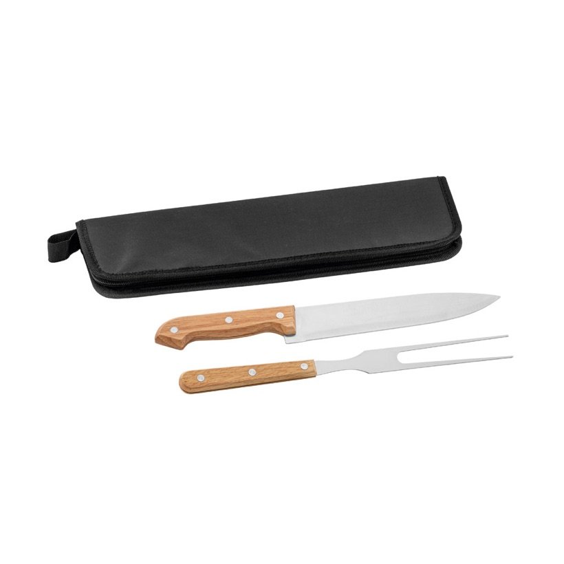 Kit Churrasco Cubat com Faca e Garfo