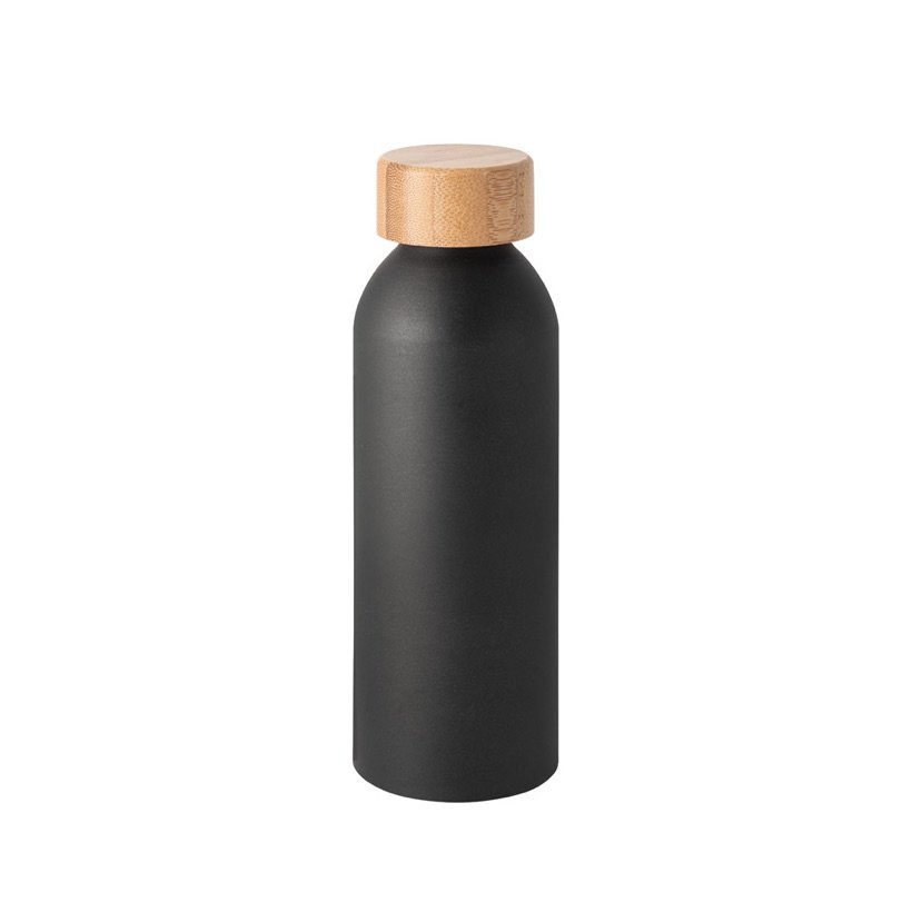 Squeeze de Alumínio Queta com Tampa de Bambu 550ml