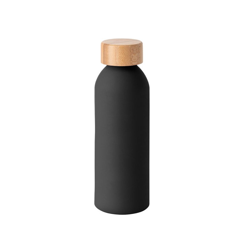 Squeeze de Alumínio Queta Soft com Tampa de Bambu 550ml