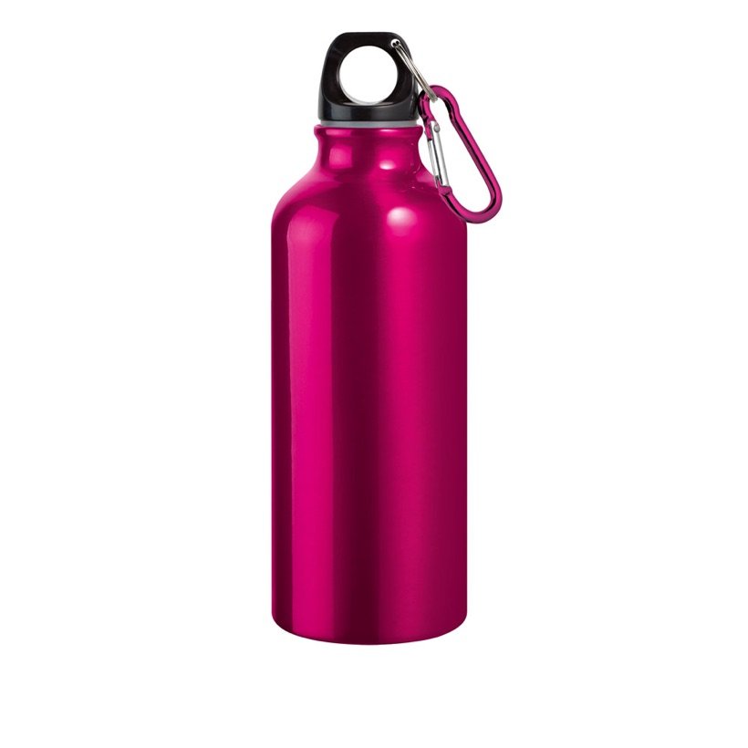 Squeeze de Alumínio Erald com Mosquetão 530ml