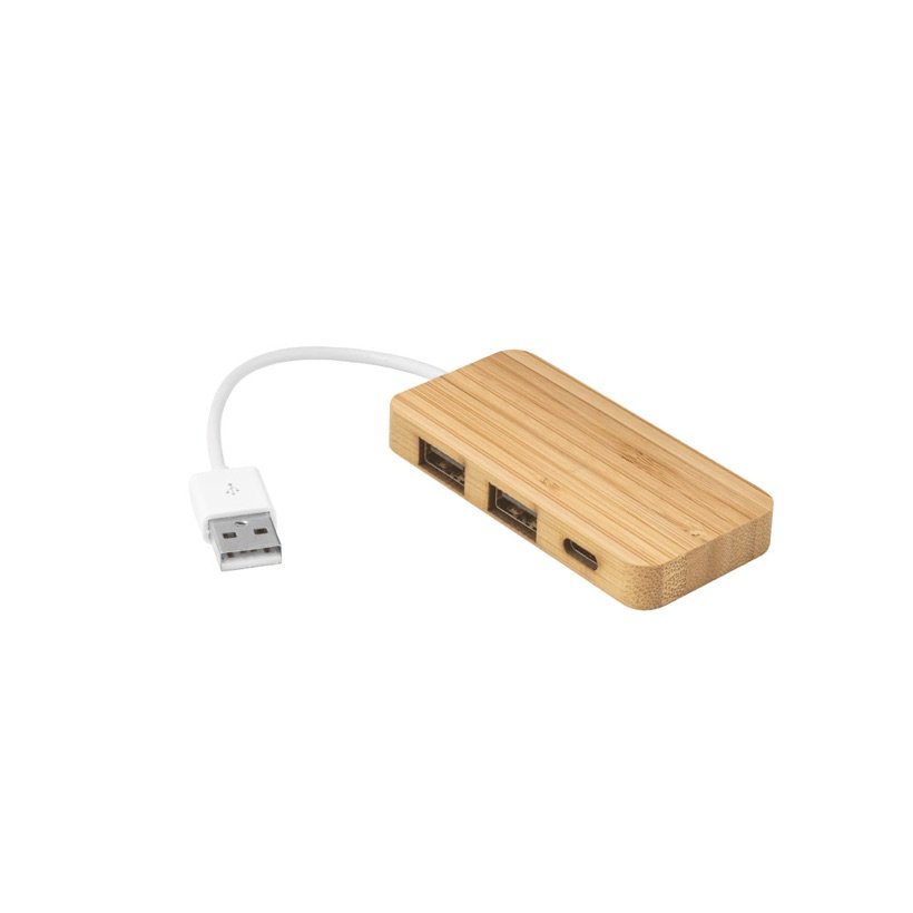 Hub USB em Bambu Moser