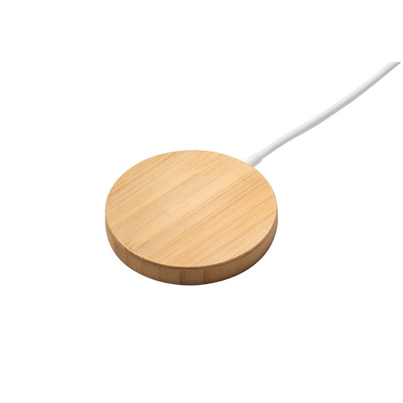 Carregador Wireless Magnético Daimler em Bambu