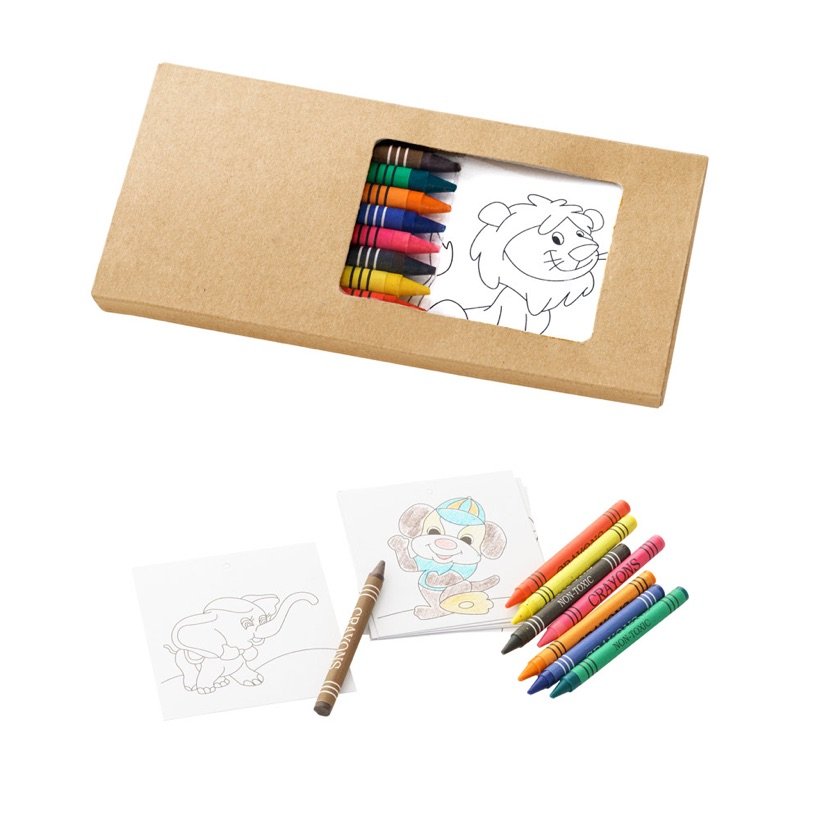 Kit de Pintura Infantil com Gizes de Cera Jaguar — Conjunto