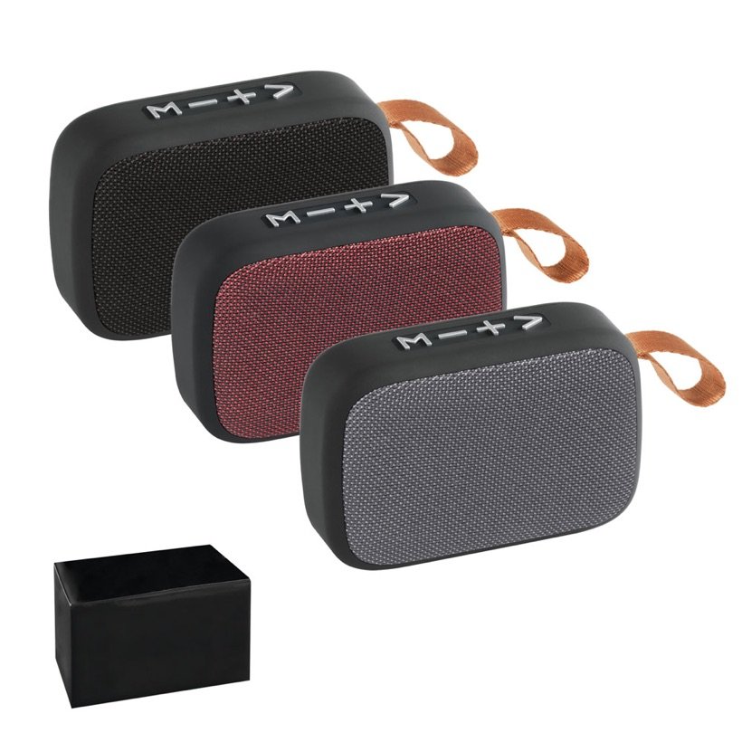 Caixa de Som Portátil com Microfone Gent — Conjunto