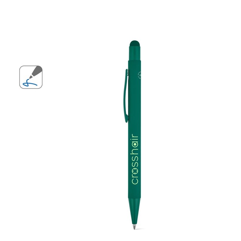 Caneta Esferográfica Clint Mate em Alumínio Reciclado — Conjunto