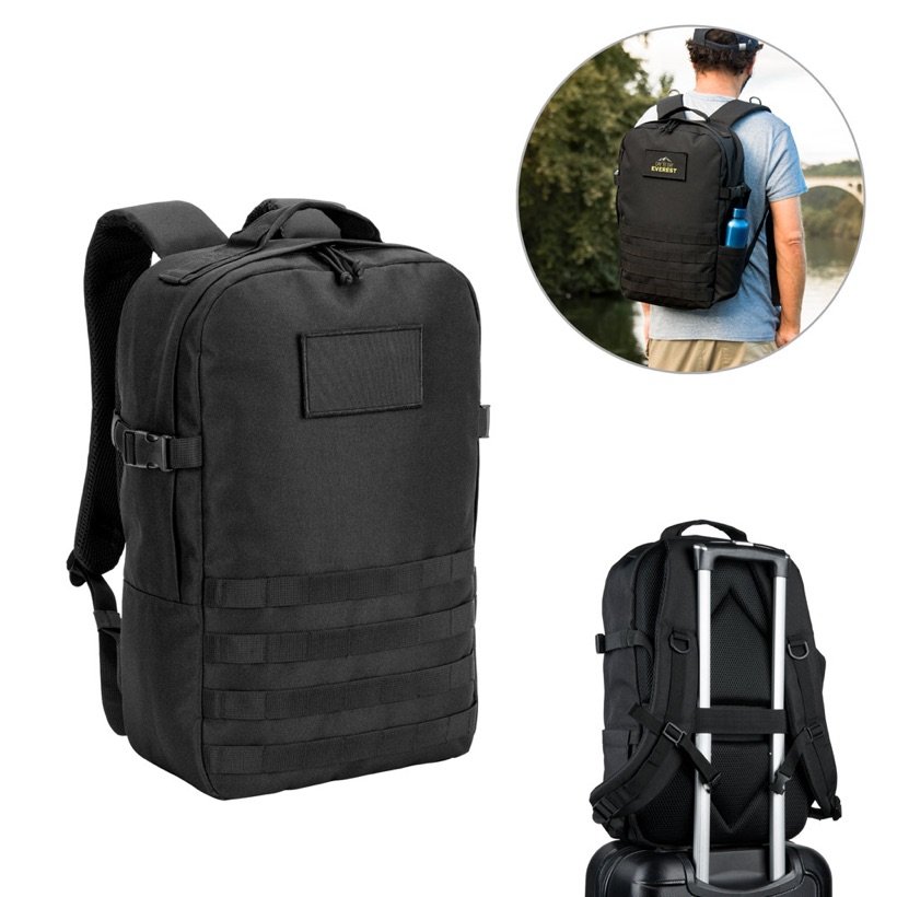 Mochila Edinburgh para Notebook com Emblema Removível — Conjunto