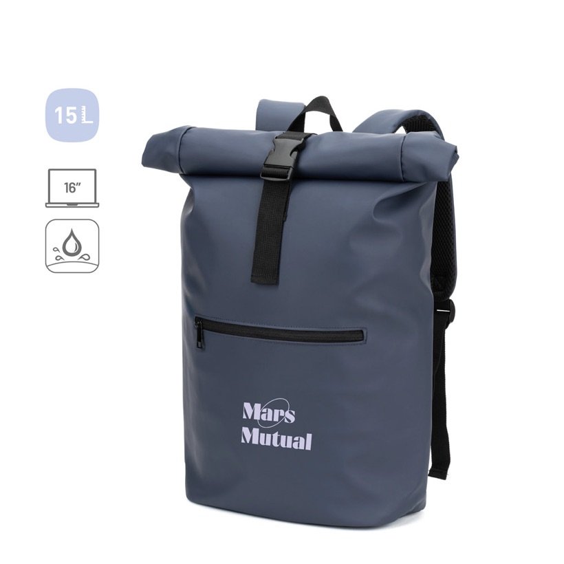 Mochila Roll Top Portland para Notebook — Conjunto