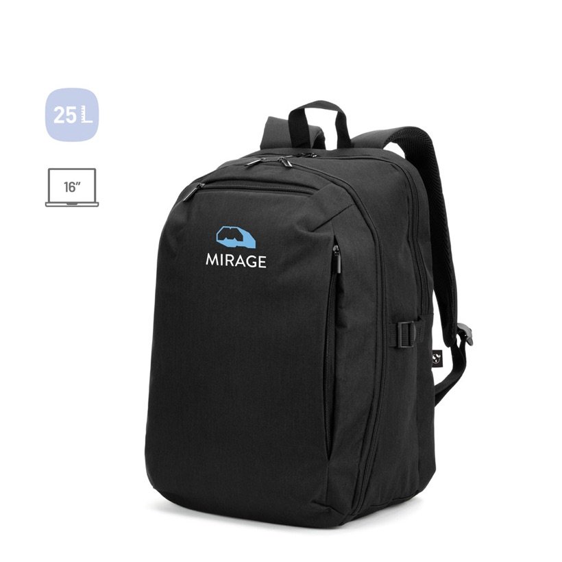 Mochila Udine para Notebook com Compartimento para Roupa — Conjunto