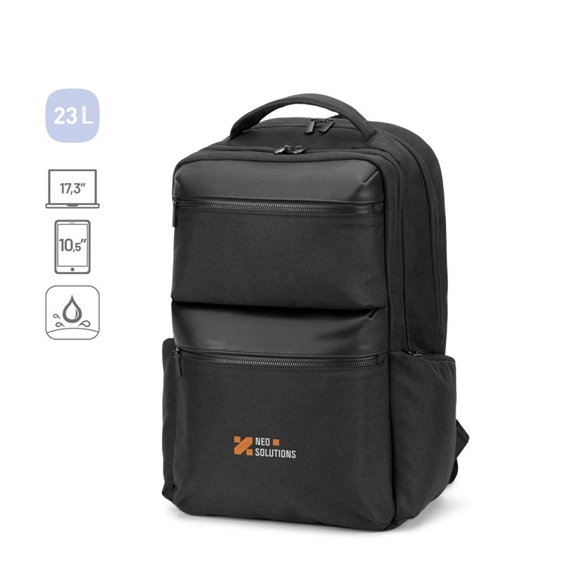 Mochila Copenhagen com Bolsos Espaçosos 17,3" — Conjunto