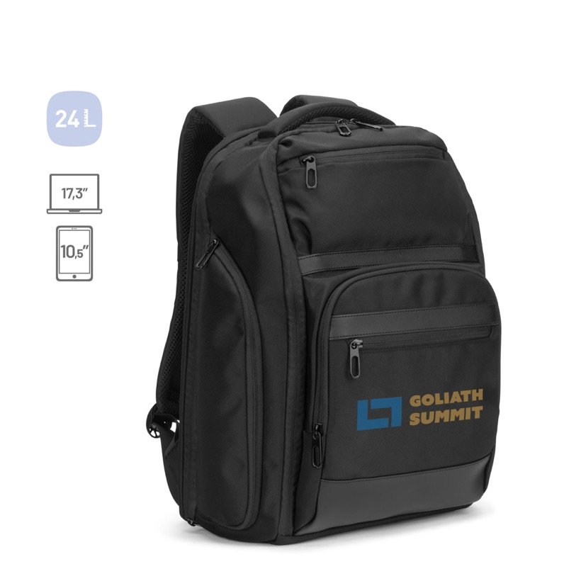 Mochila para Notebook Wilmington com Compartimento para Roupas — Conjunto