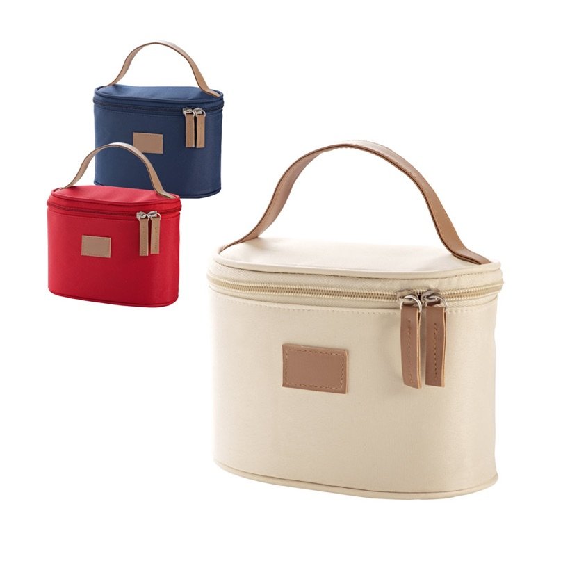 Necessaire em Microfibra com Zíper Duplo Crowe — Conjunto