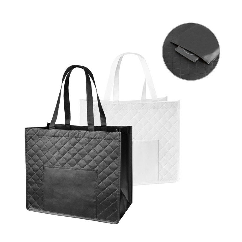 Sacola Laminada Arleta com Bolso Frontal — Conjunto