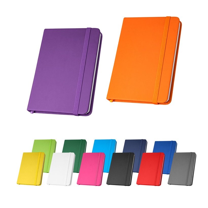 Caderno de Bolso em Couro Sintético Meyer — Conjunto