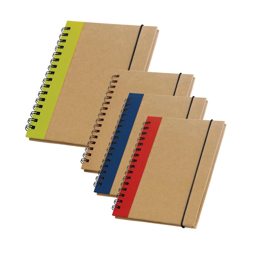 Caderno A6 em Cartão Reciclado Cornish — Conjunto