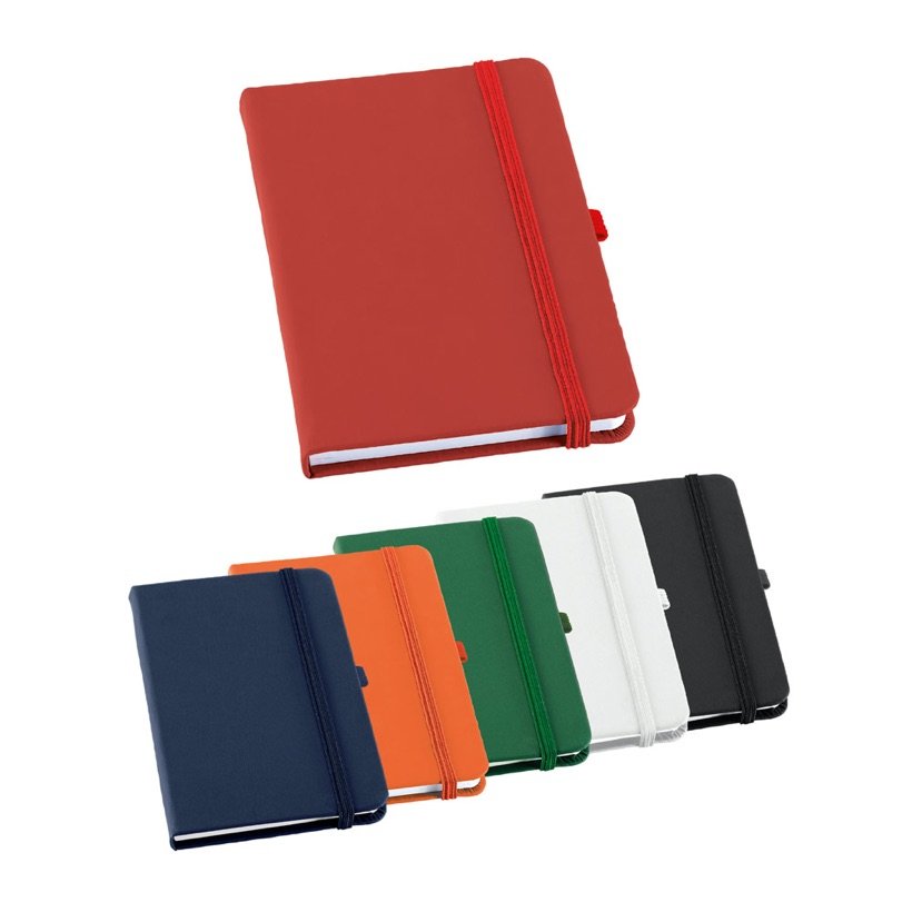 Caderno A6 Liso em Couro Sintético Atwood A6 — Conjunto
