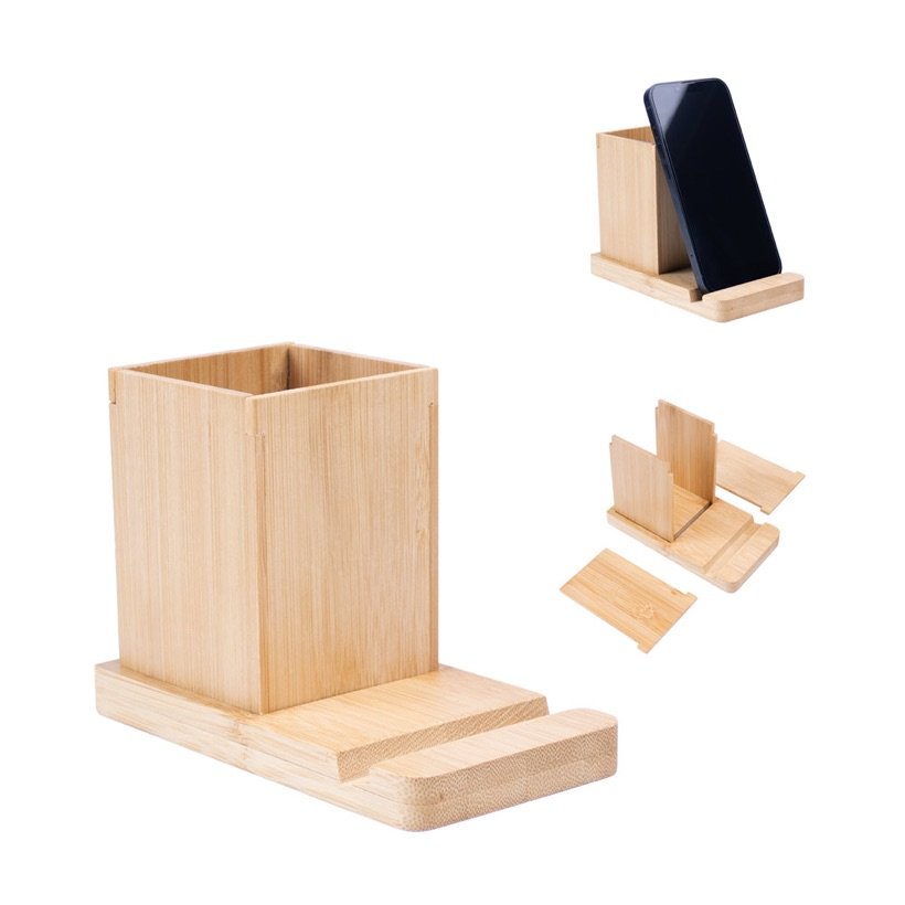 Conjunto de Mesa Erwin com Suporte e Porta-Canetas — Conjunto