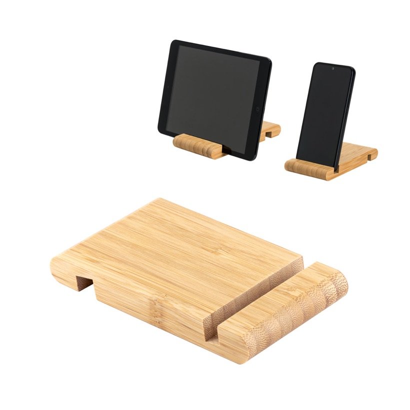 Suporte Multidispositivos Haber com Duas Canaletas — Conjunto