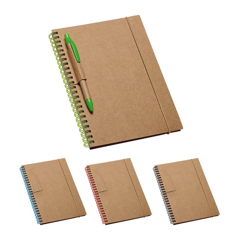 Caderno B6 Espiral Garden — Conjunto