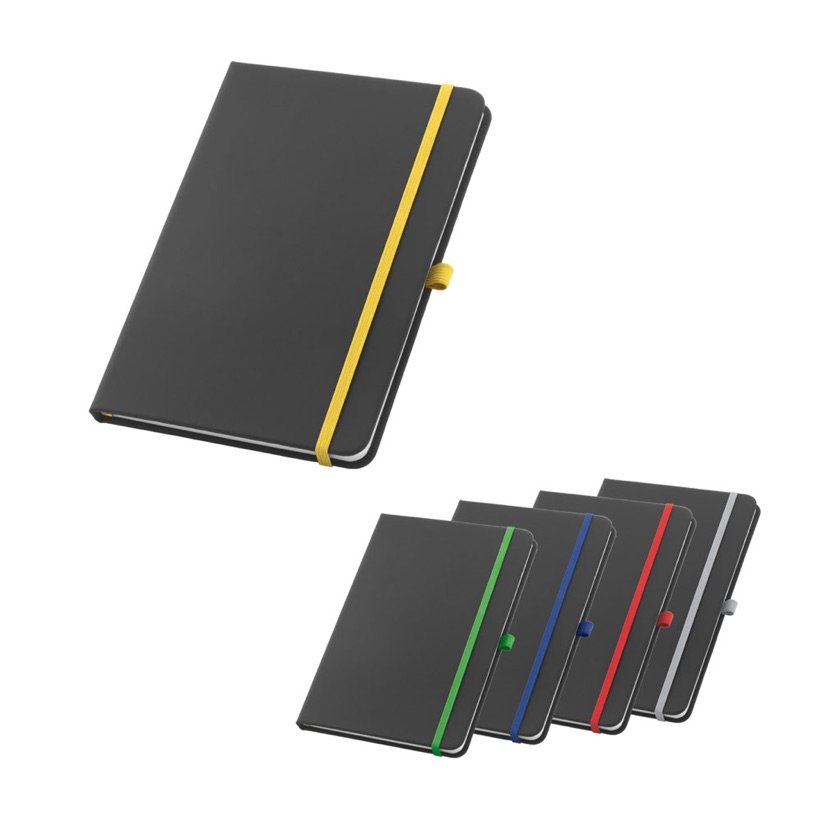 Caderno A5 em Couro Sintético Corbin — Conjunto