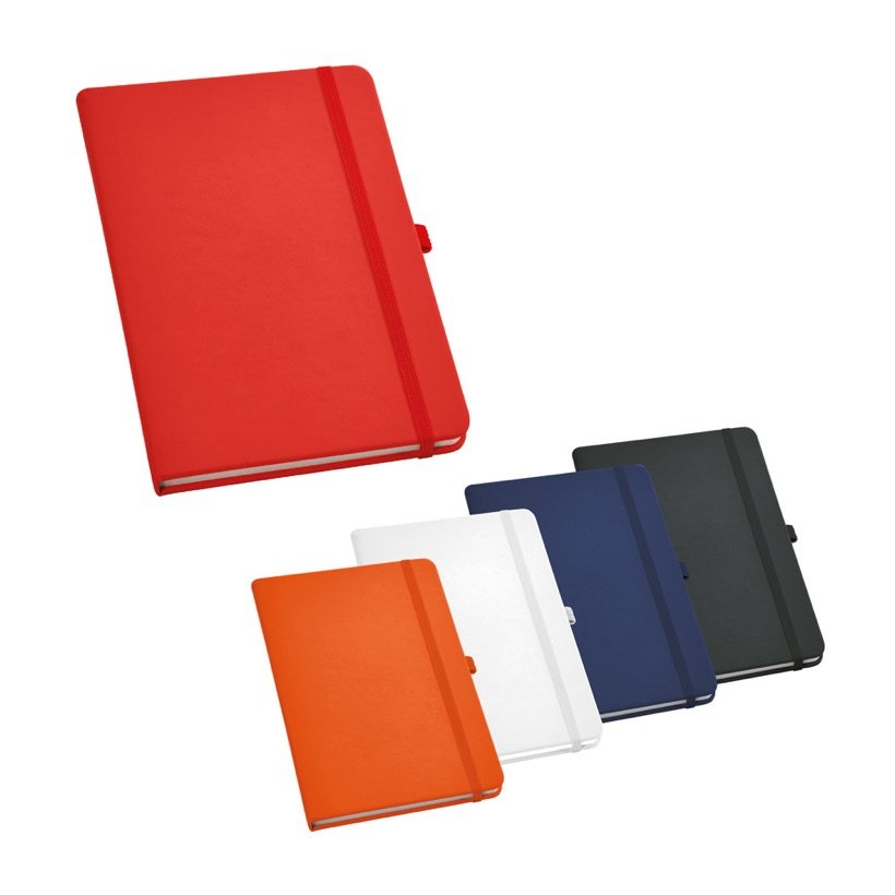 Caderno B6 Liso em Couro Sintético Atwood — Conjunto