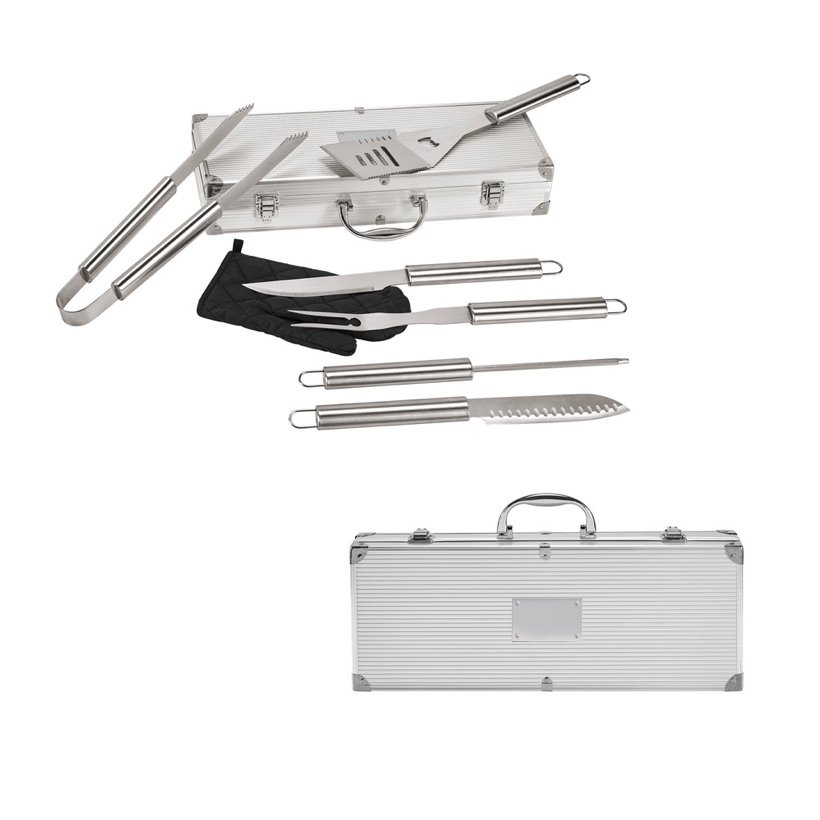 Kit Churrasco Mace em Estojo de Alumínio — Conjunto