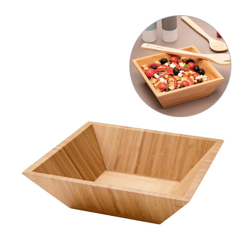 Saladeira Pepper em Bambu — Conjunto