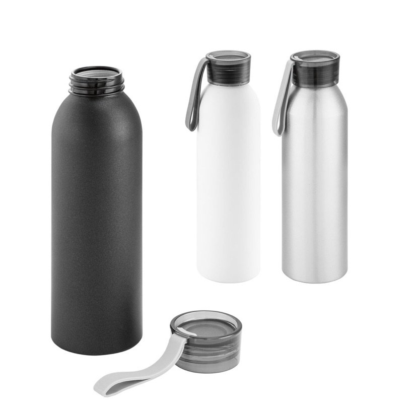 Squeeze Rio em Alumínio com Tira de Silicone 660ml — Conjunto