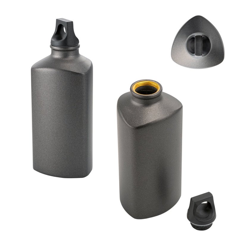 Squeeze Slater em Alumínio Triangular 570ml — Conjunto
