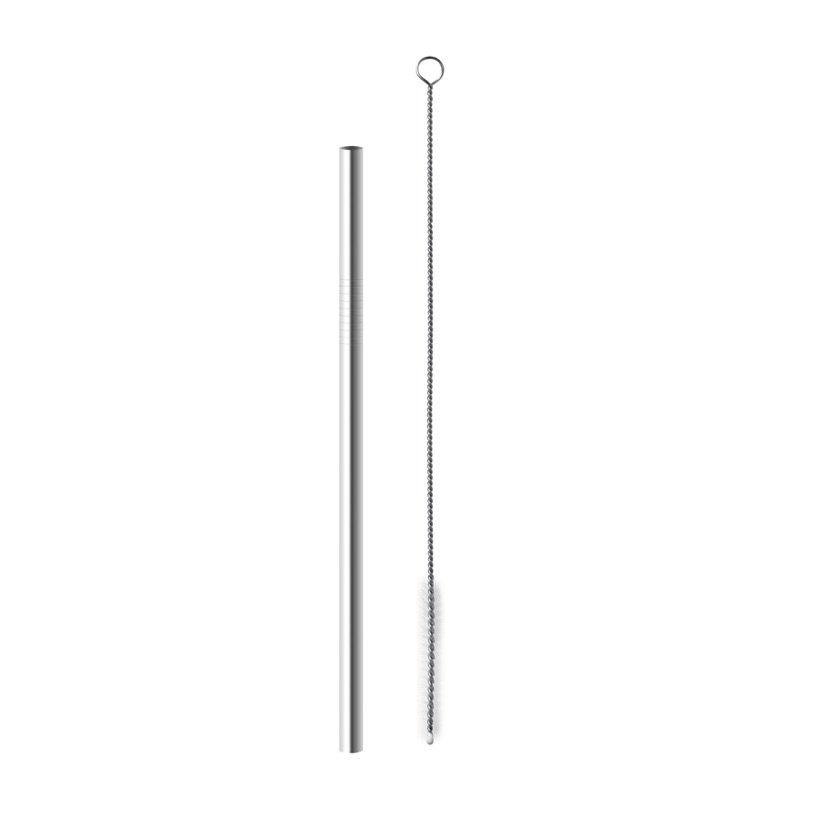 Canudo Reutilizável Kahana em Aço Inox — Conjunto
