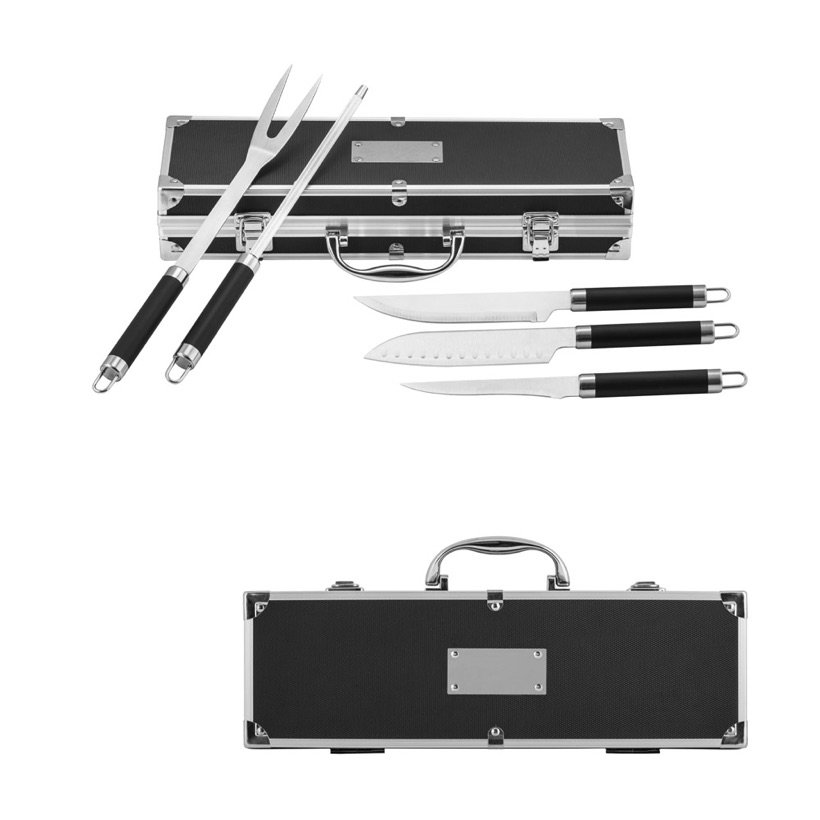 Kit Churrasco Valastro em Estojo de Alumínio — Conjunto