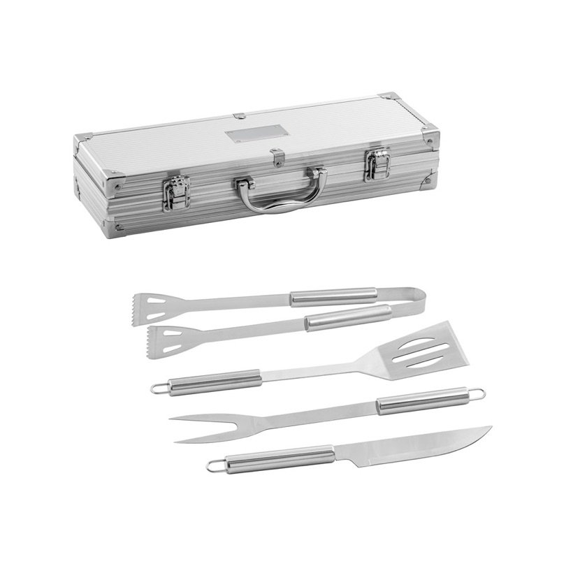Kit Churrasco Annatto em Estojo de Alumínio — Conjunto