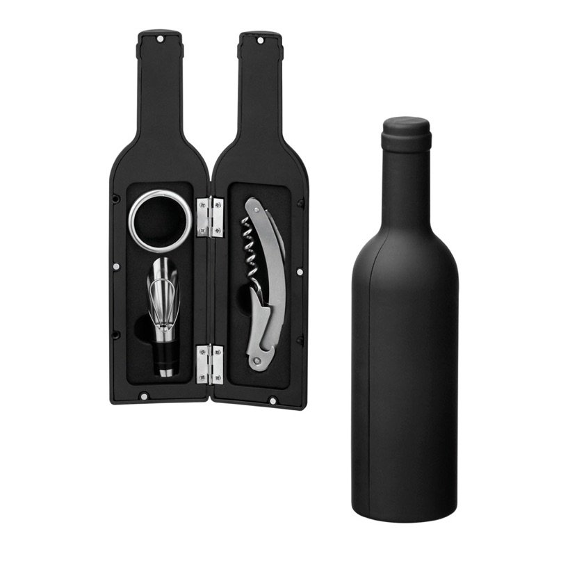 Conjunto para Vinho em Metal Vinet — Conjunto