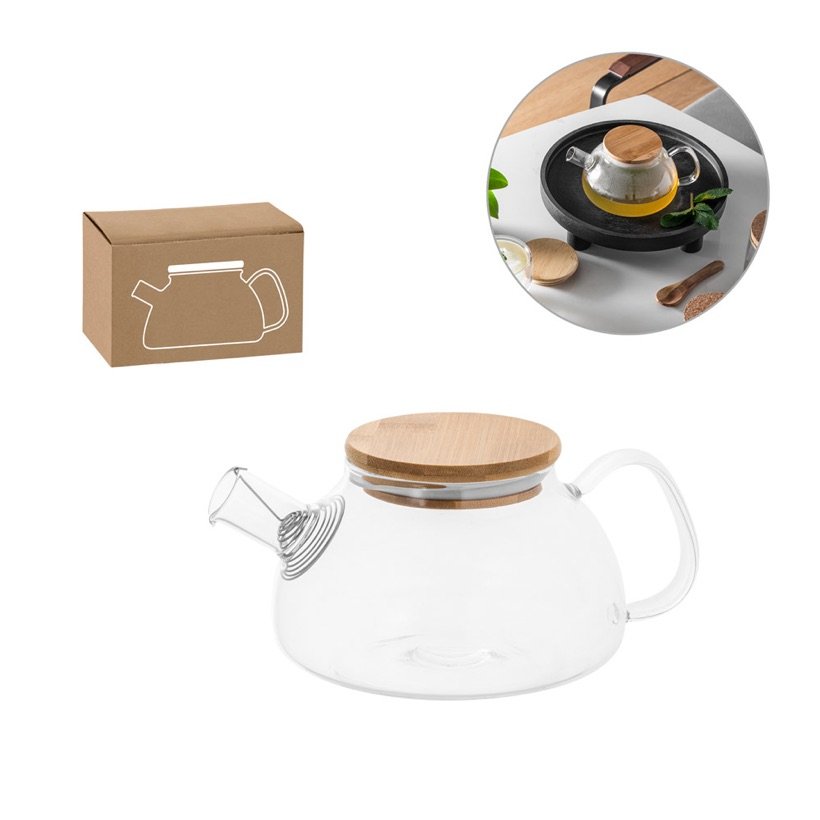 Bule de Vidro Snead com Infusor 750ml — Conjunto