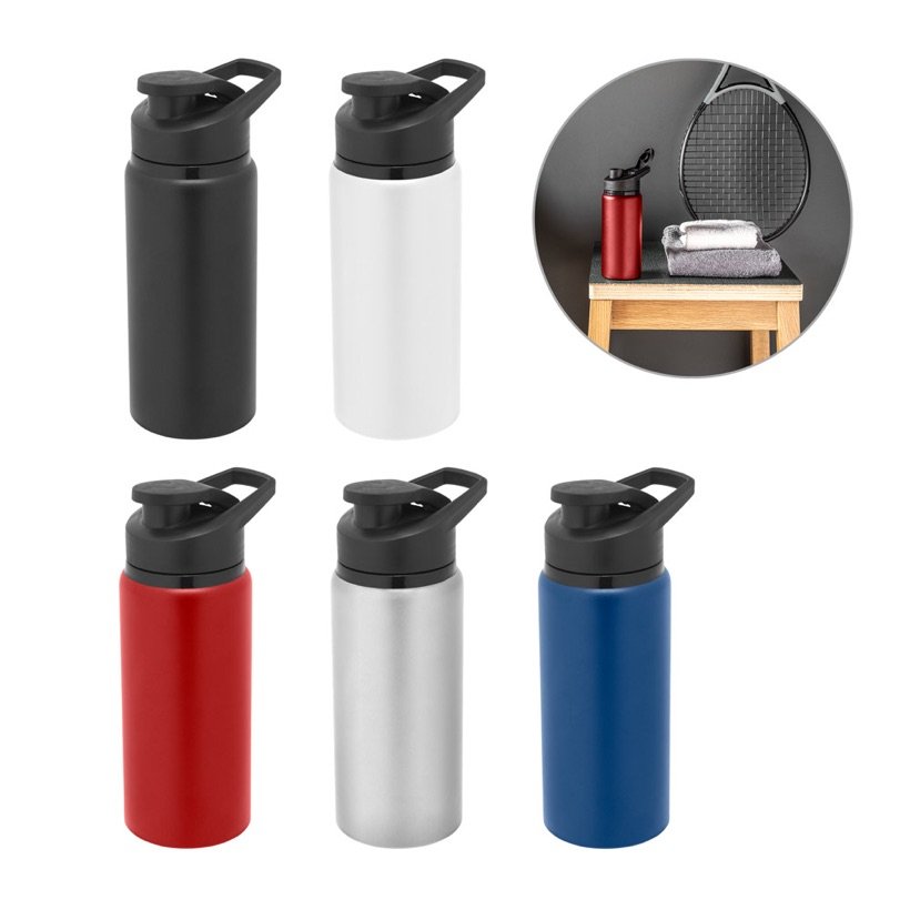 Squeeze Esportiva de Alumínio Shawn Soft Acabamento Mate 660ml — Conjunto