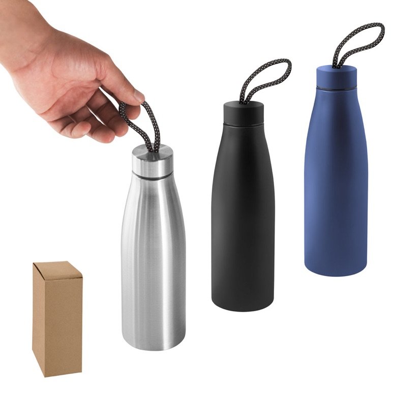 Squeeze Morgan em Aço Inox 710ml — Conjunto