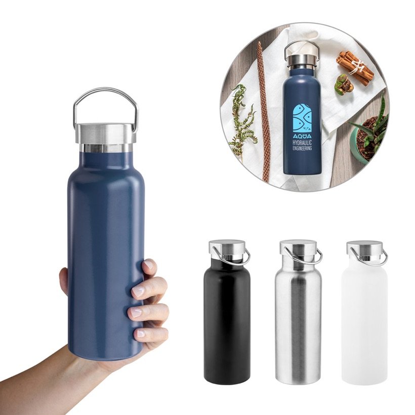Garrafa Térmica Duplantis com Pega 810ml — Conjunto