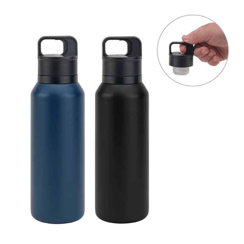 Garrafa Térmica Nicklaus com Parede de Cobre 590ml — Conjunto