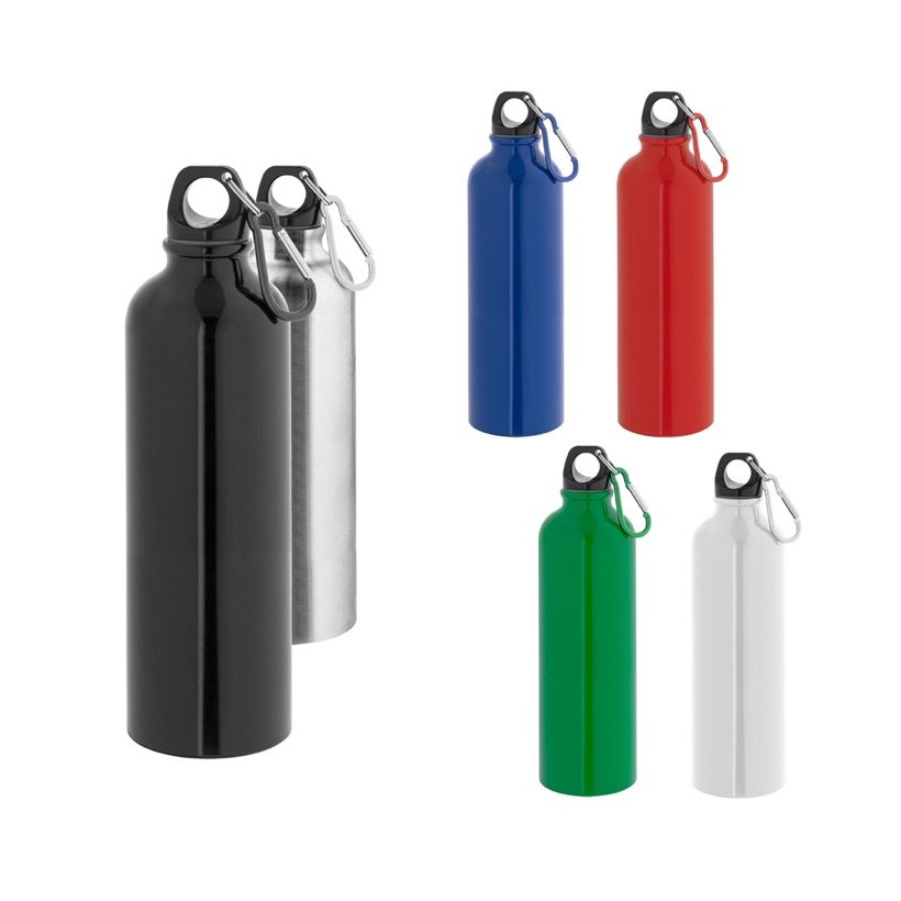 Squeeze Esportiva de Aço Inox Karsten L 790ml — Conjunto