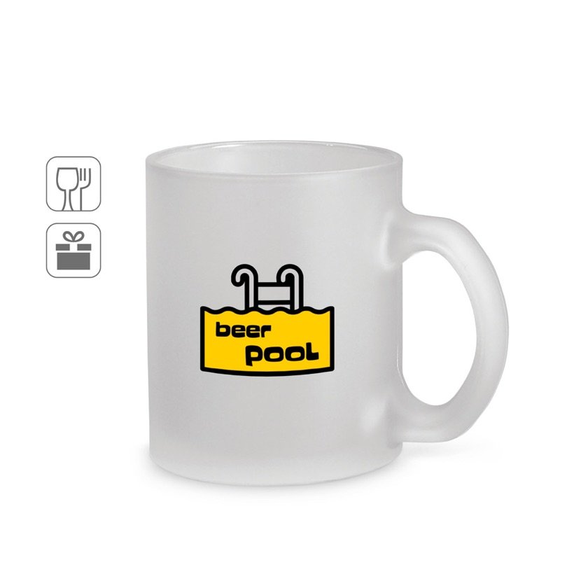 Caneca de Vidro Fosco Kenny M 530ml — Conjunto