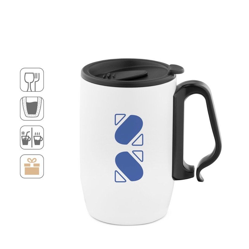 Caneca Térmica de Viagem Bonatti com Mosquetão 400ml — Conjunto