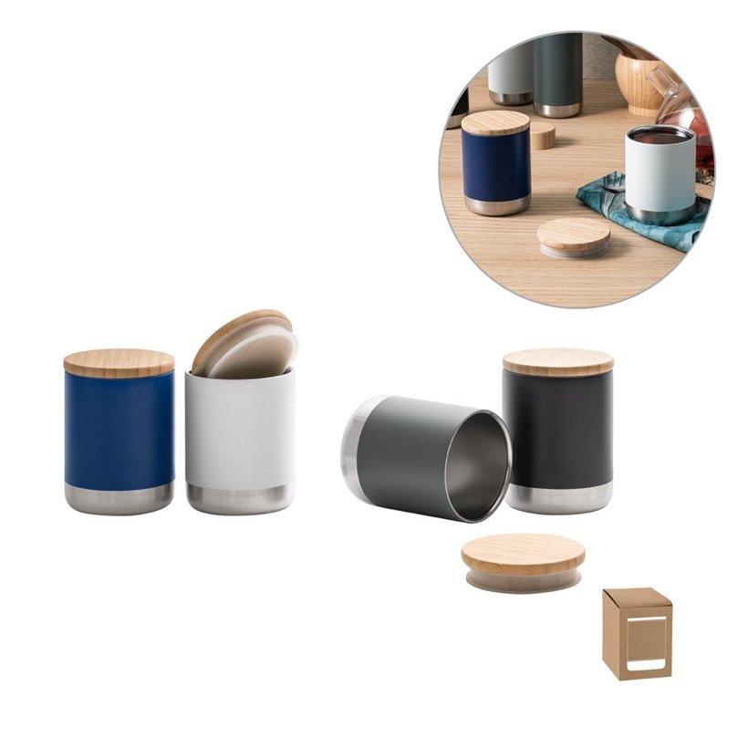 Copo Térmico Norre Tumbler com Revestimento de Cobre 370ml — Conjunto