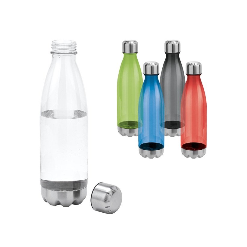 Squeeze em AS Ancer com Base em Aço Inox 700ml — Conjunto