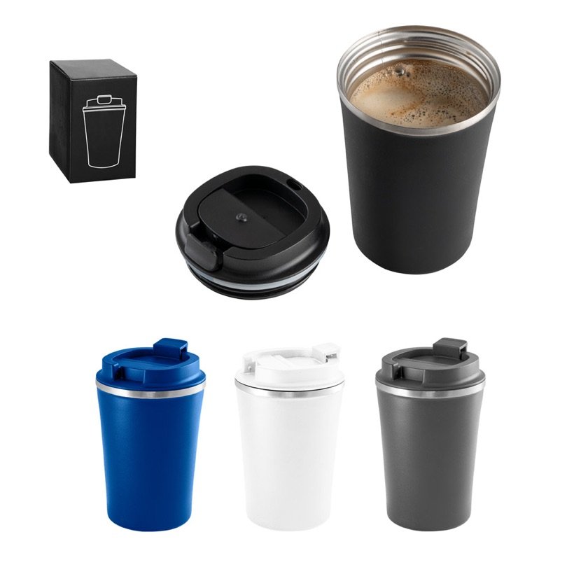 Copo Térmico de Viagem Phelps Isolamento a Vácuo 470ml — Conjunto