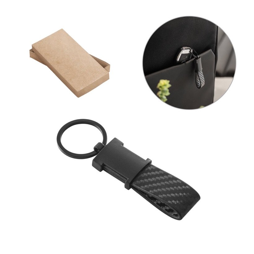 Chaveiro Textura Fibra de Carbono Darth — Conjunto