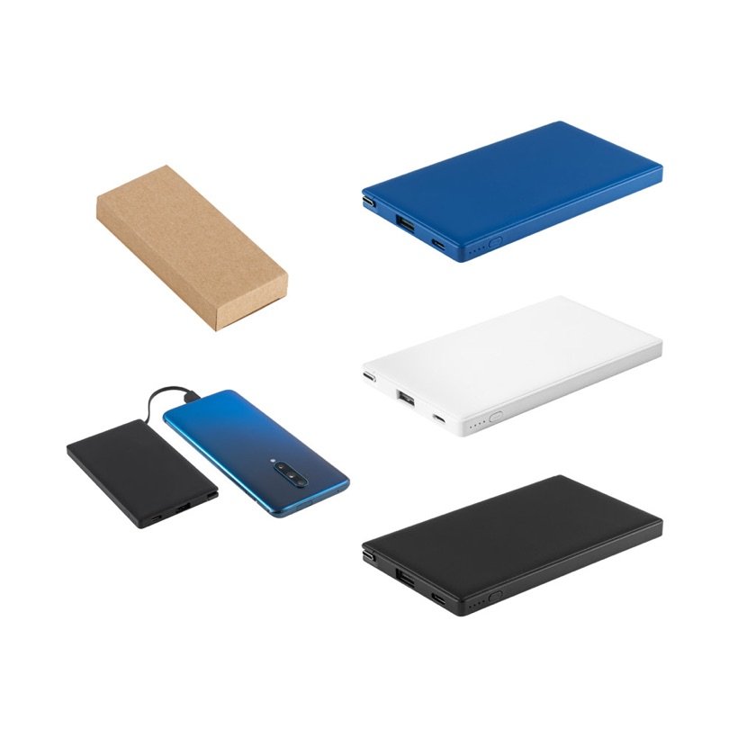 Power Bank Wigner 4.000mAh com Cabo Integrado — Conjunto