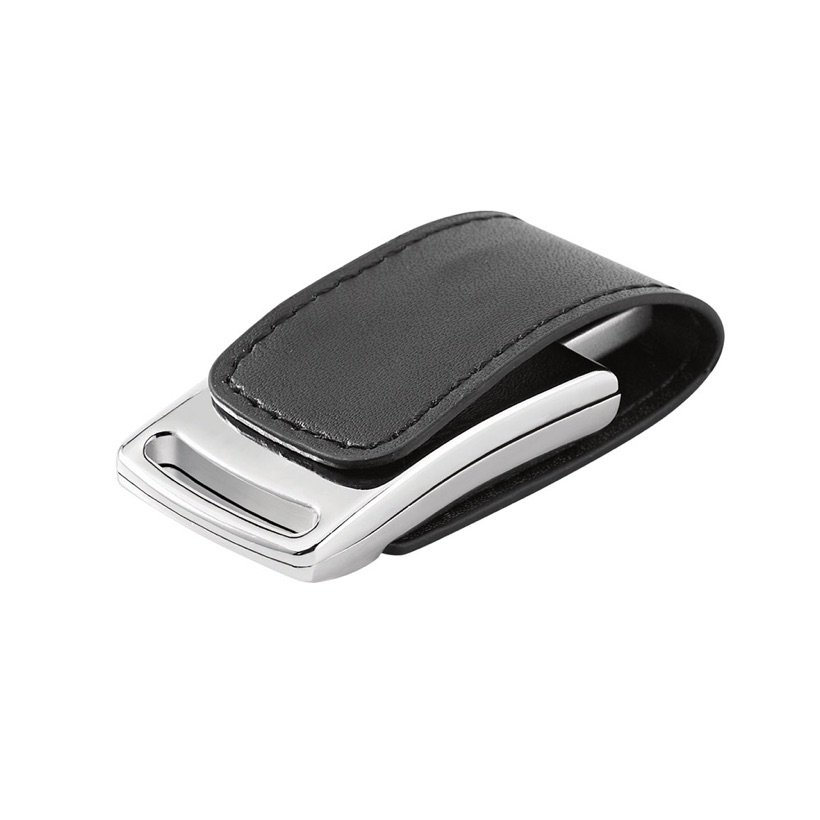 Pen Drive 16GB Couro Sintético Mosfet — Conjunto
